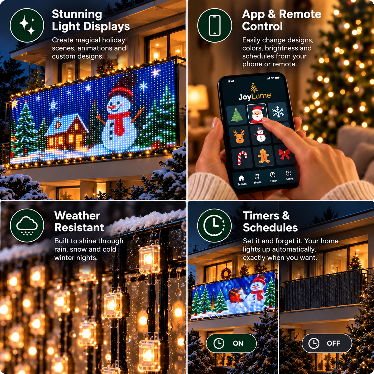 JoyLume™ Smart LED Curtain Lights